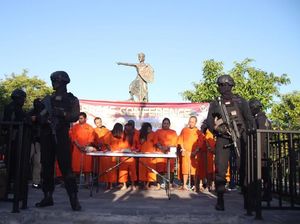 Pertama di Indonesia, Bandar Narkoba Dipajang di Car Free Day