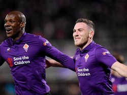 Drama handball di perpanjangan waktu 7 menit sebelum laga berakhir membawa Fiorentina mampu menahan imbang Inter Milan. Jordan Veretout pun menjadi eksekutor penaltinya, dan sukses menaklukkan Handanovic di menit ke-101. Pertandingan berakhir dengan skor seri 3-3. Alberto Lingria/Reuters.