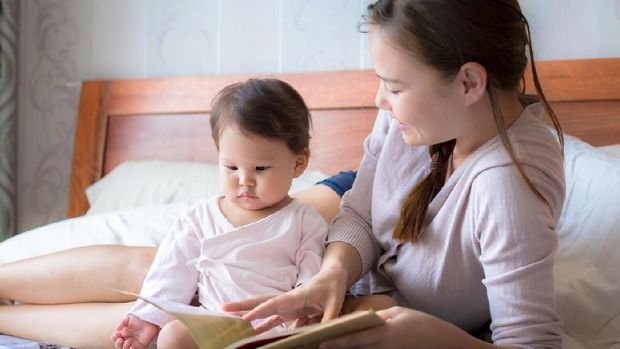 Ilustrasi buku bacaan untuk bayi