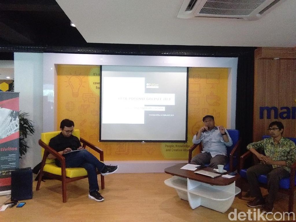 Peneliti UGM: Percakapan Golput Pemilu 2019 Terpusat di Jawa Peneliti UGM: Percakapan Golput Pemilu 2019 Terpusat di Jawa