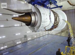 Potret Ruang Uji Mesin Jet Terbesar Sedunia