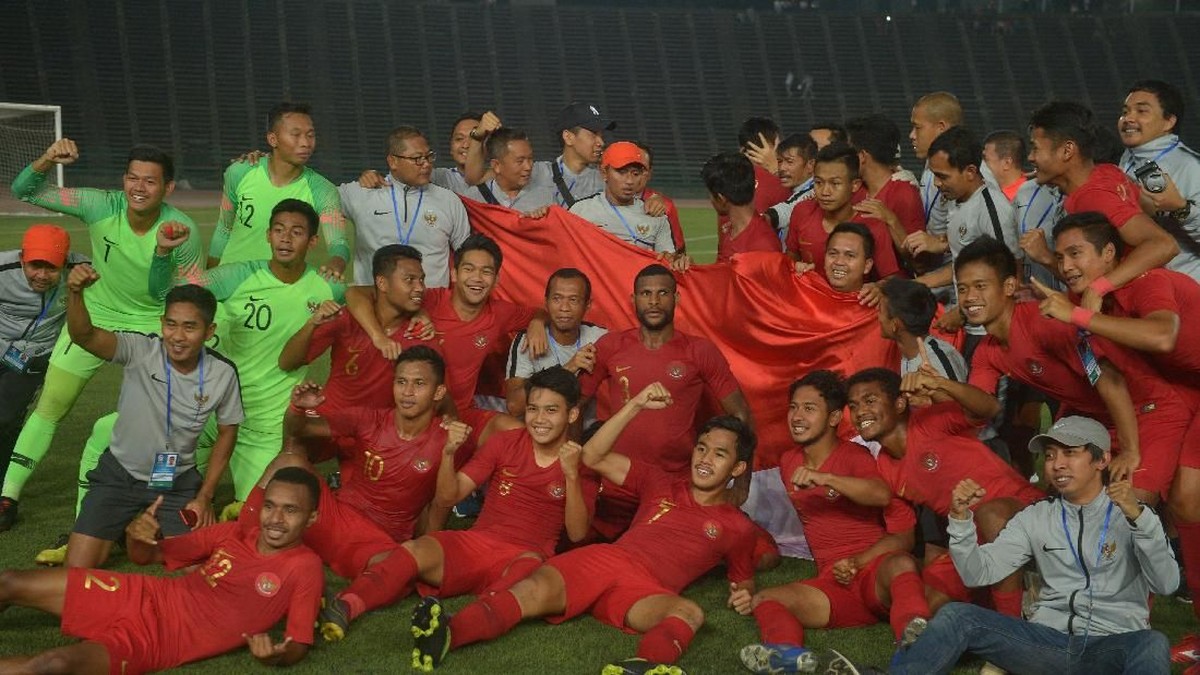 Timnas Indonesia saat juara Piala AFF U-23 2019. Foto: Antara Foto