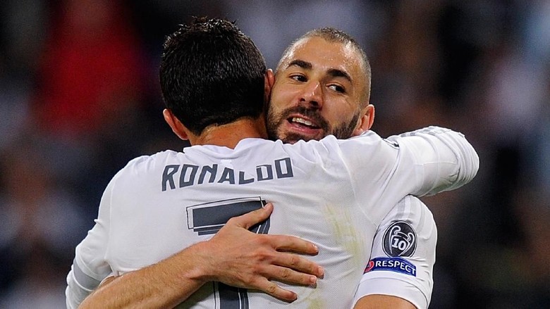 Benzema Bahagia Tanpa Ronaldo di Madrid