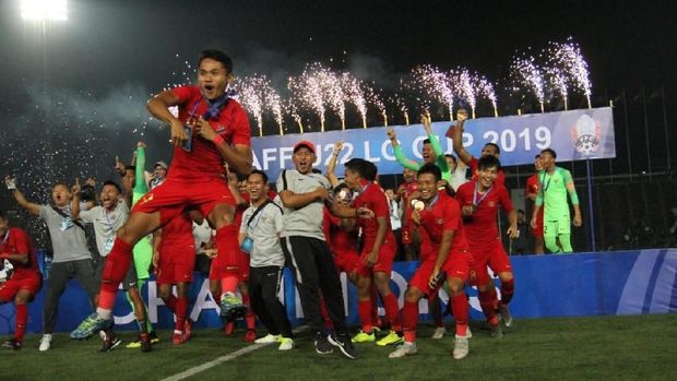 Timnas Indonesia U-22 berhasil jadi juara Piala AFF.