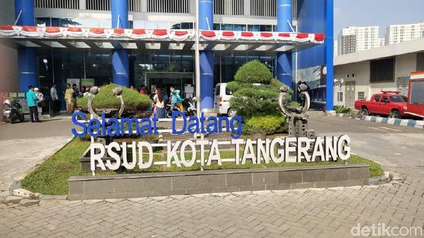 Penampakan Bekas Kebakaran di RSUD Kota Tangerang