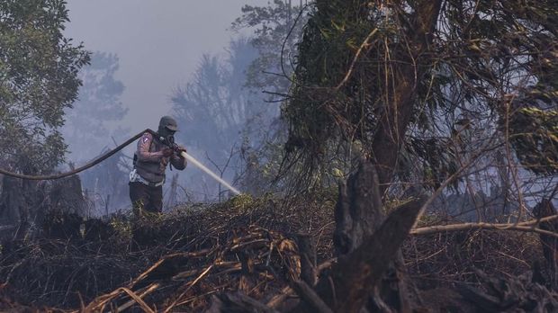 Melawan Api Karhutla di Tanah Lancang Kuning