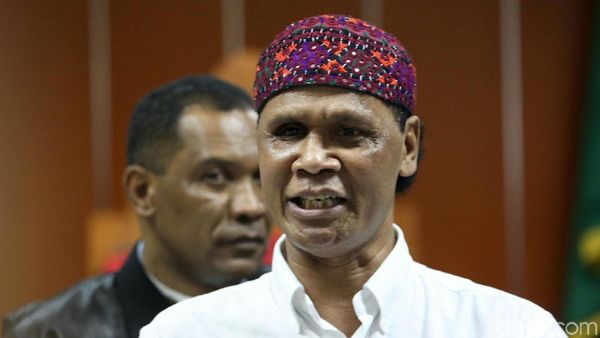 Ekspresi Hercules saat Dituntut 3 Tahun Penjara