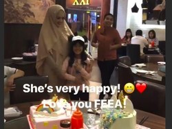 Senyum Safeea Dapat Kejutan Ultah dari Al Meski Tanpa Ahmad Dhani