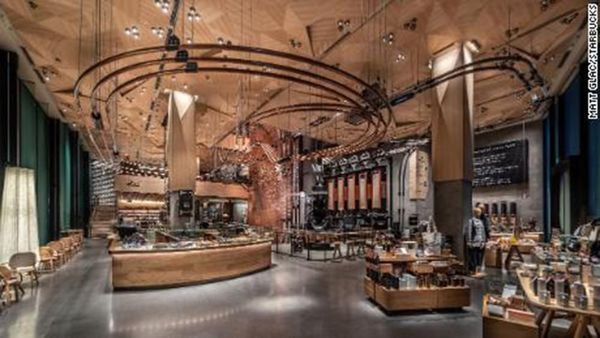 Megahnya Gerai Starbucks Terbesar di Dunia