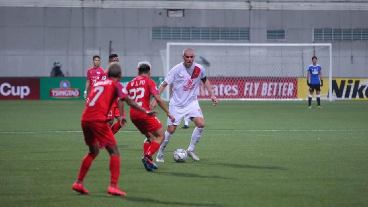PSM Makassar berimbang 1-1 dengan Home United. (Foto: dok. PSM Makassar)
