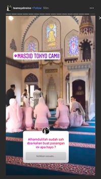 Instagram Stories @teamsyahreino