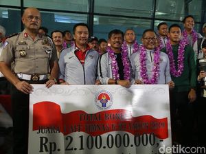 Sekjen PSSI Terharu Sambut Timnas U-22 di Tanah Air Sekjen PSSI Terharu Sambut Timnas U-22 di Tanah Air