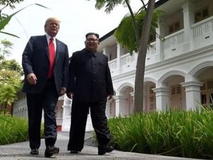 Bertemu Kim Jong-Un, Akankah Trump Umumkan Akhiri Perang Korea?