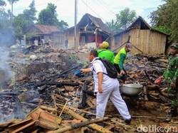 Empat Rumah Beserta Ternak di Bondowoso Ludes Terbakar