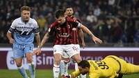 Meski begitu, Lazio gagal mencetak gol karena penyelesaian yang buruk. Foto: Getty Images