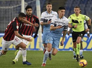 Skor Kacamata di Laga Lazio Vs Milan