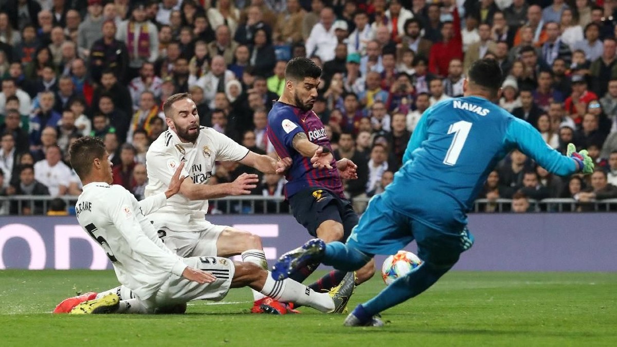 Real Madrid vs Barcelona akan digelar Minggu (3/3/2019) dinihari WIB. (Foto: Susana Vera/REUTERS)