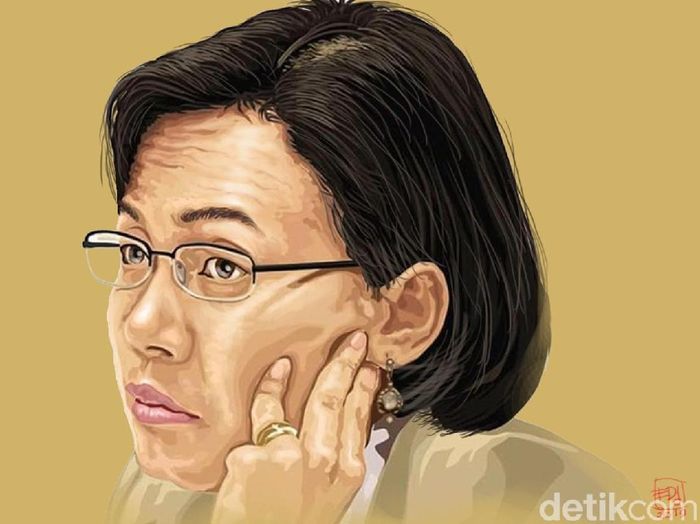 Ilustrasi Menteri Keuangan Sri Mulyani Indrawati Sri Mulyani Sedih Bangunan dari Uang Rakyat Dirusak hingga Dibakar.