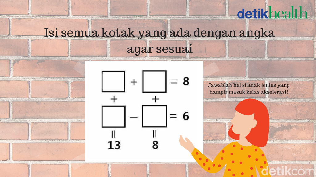 Cek Stamina Otak, Bisa Jawab Semuanya dengan Benar? Cek Stamina Otak, Bisa Jawab Semuanya dengan Benar?