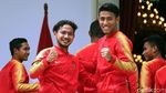Momen Hangat Jokowi Bertemu Skuat Garuda Muda di Istana