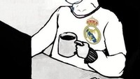 Yang jelas kekalahan Madrid membuat fansnya menangis hari ini. (Foto: Twitter)