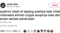 Respons Kocak Netizen Soal Makanan Lewat #SyahriniReinoSatuAtap