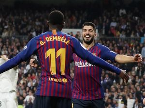 Olok-olok Fans Barcelona di Santiago Bernabeu: Ronaldo Mana?