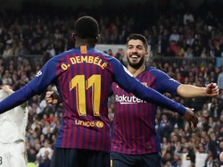 Olok-olok Fans Barcelona di Santiago Bernabeu: Ronaldo Mana?