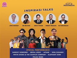 Bareng Afgan Hingga Elephant Kind, Jokowi Gabung di Festival Satu Indonesia