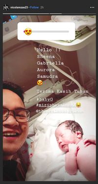 Instagram Story Nicola Reza 