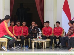 Jokowi Tambah Bonus Skuat Timnas U-22 Sebesar Rp 200 Juta