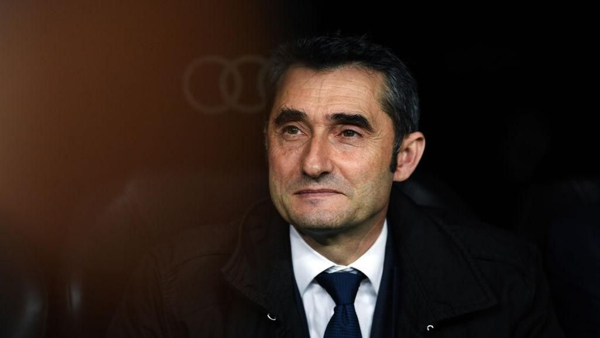 Pelatih Barcelona Ernesto Valverde mengalahkan Real Madrid 3-0 di pertandingan ke-100. (Foto: David Ramos/Getty Images)