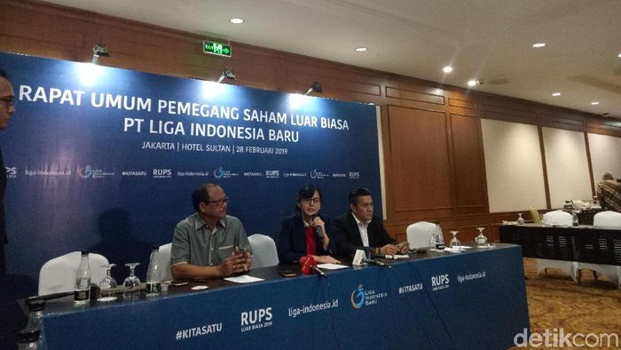 PT LIB memilik komisaris dan direktur baru dalam RUPS (Amalia Dwi Septi/detikSport) PT LIB memilik komisaris dan direktur baru dalam RUPS (Amalia Dwi Septi/detikSport)