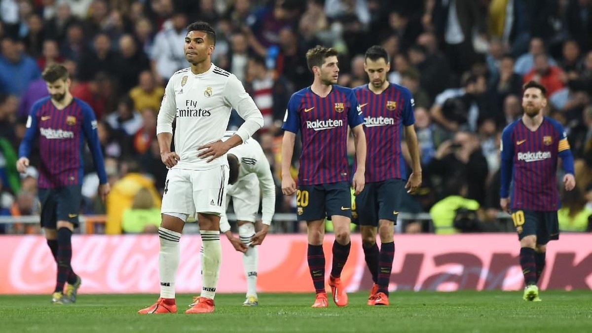 Casemiro menolak membahas Cristiano Ronaldo usai Madrid tersingkir di Copa del Rey. (Foto: Denis Doyle / Getty Images)