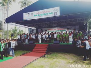Kiai dan Santri NU Pangandaran Deklarasi Dukung Jokowi-Maruf