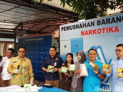 BNN Musnahkan 99,7 Kg Sabu dan 9.990 Butir Ekstasi Jenis Baru