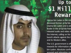 AS Tawarkan Hadiah Rp 14 M untuk Informasi Putra Osama bin Laden AS Tawarkan Hadiah Rp 14 M untuk Informasi Putra Osama bin Laden