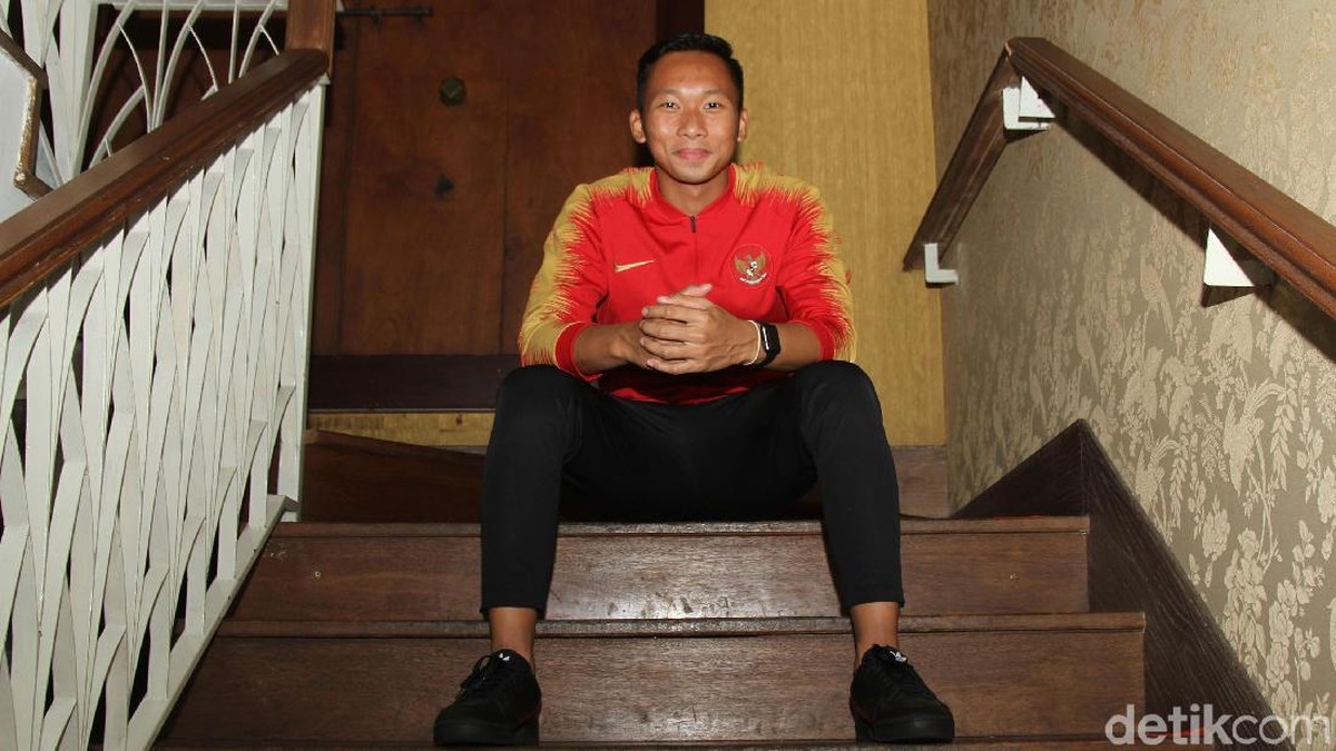 Awan Setho Raharjo lapang dada dicoret dari Timnas Indonesia U-23. (Foto: Rifkianto Nugroho/detikcom)