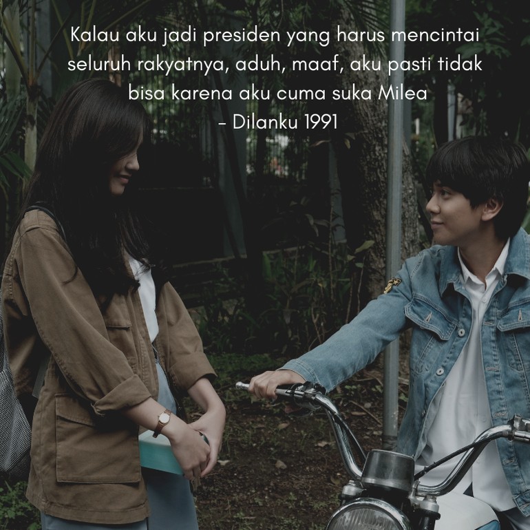 Quotes Film Dilan | Wallpaper Image Photo