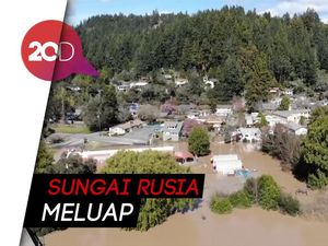 Dua Kota Terisolasi Akibat Banjir di California