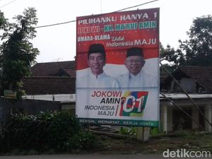 TKD Jokowi-Maruf Sebut Ada 4 APK di Jombang Dibubuhi Tulisan PKI