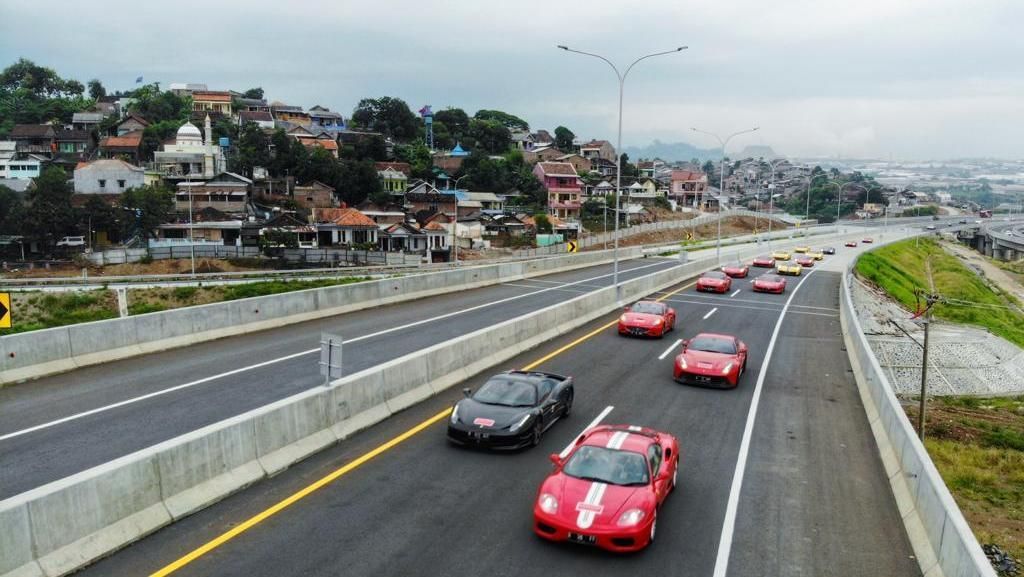Tol Trans Jawa Dilintasi Ferrari, Bergelombang tapi Masih Wajar
