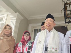 Maruf Amin soal Pidato AHY: Terima Kasih di Tengah, Nanti Ikut 01