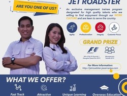 Jasa Marga Buka Rekrutmen Pegawai Berhadiah Nonton F1 di Shanghai