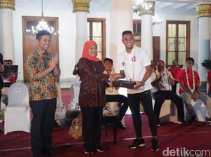 Pemain Timnas U-22 Asal Jatim Diguyur Bonus Rp 25 Juta