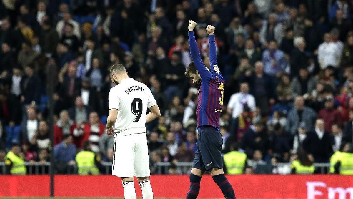 Madrid kembali ditumbangkan Barcelona di Santiago Bernabeu. (Foto: Gonzalo Arroyo Moreno/Getty Images)