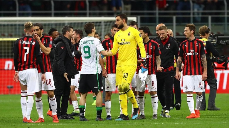Milan Menang atas Sassuolo dan Langkahi Inter, tapi Gattuso Tak Senang
