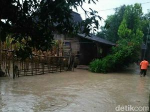Banjir Kiriman yang Genangan Desa di Grobogan Mulai Surut