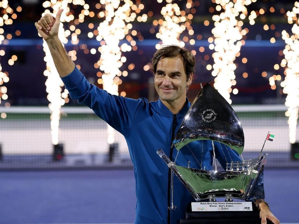 Salut, Federer Sudah Menangi 100 Gelar ATP Salut, Federer Sudah Menangi 100 Gelar ATP