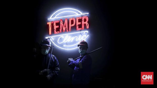 Temper Clinic, klinik berkonsep rage room sebagai wadah pelampiasan emosi.